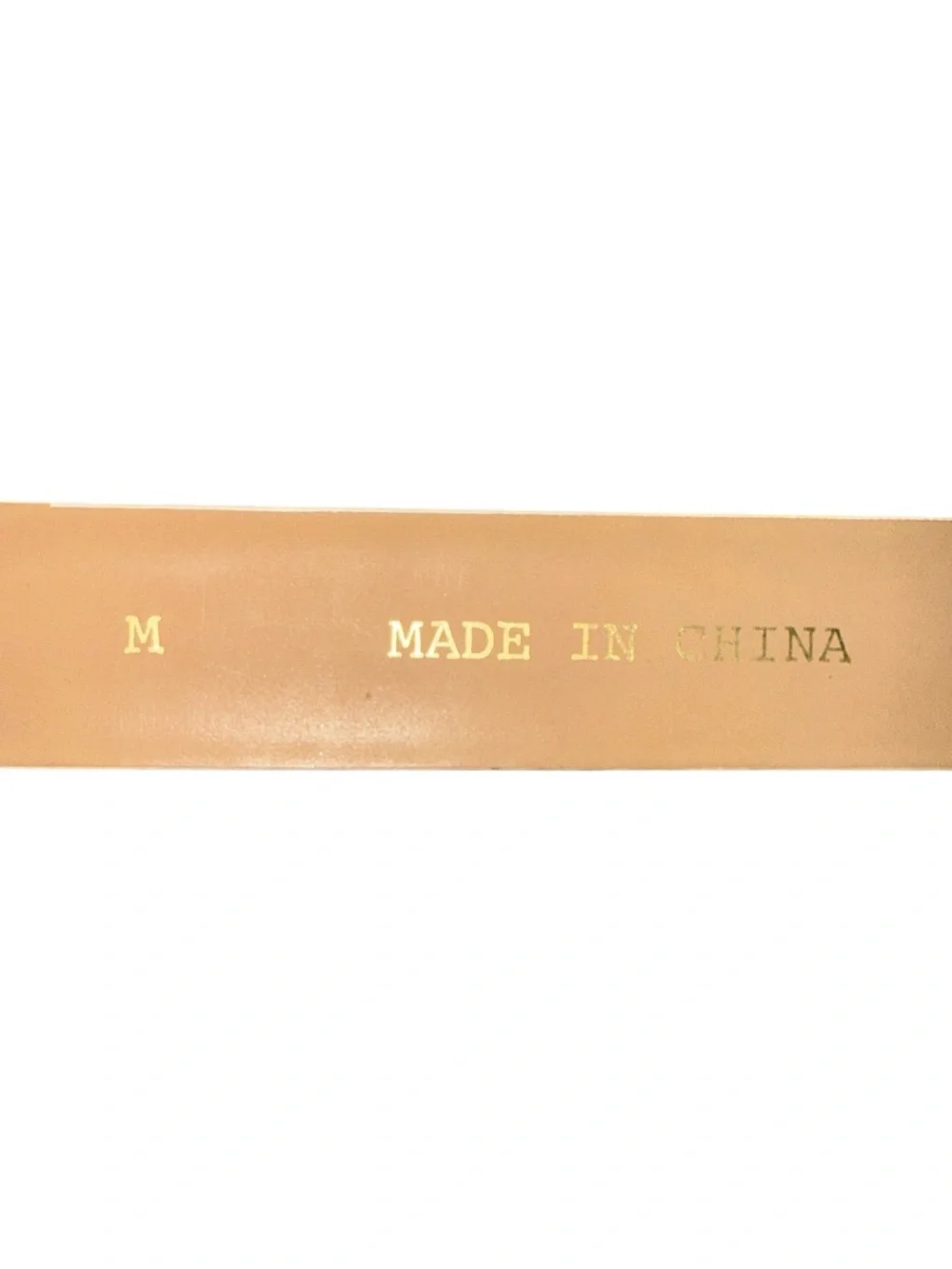 White Leather Belt Womens‎ Gold Tone Buckle Medium Minimalist Classic Waist Belt